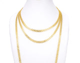 18K Gold Filled Brass Flat Chevron Chain, Decorative Leaf Chain, Wholesale Chain, 1/5/10 Feet, 6x4mm, CH079