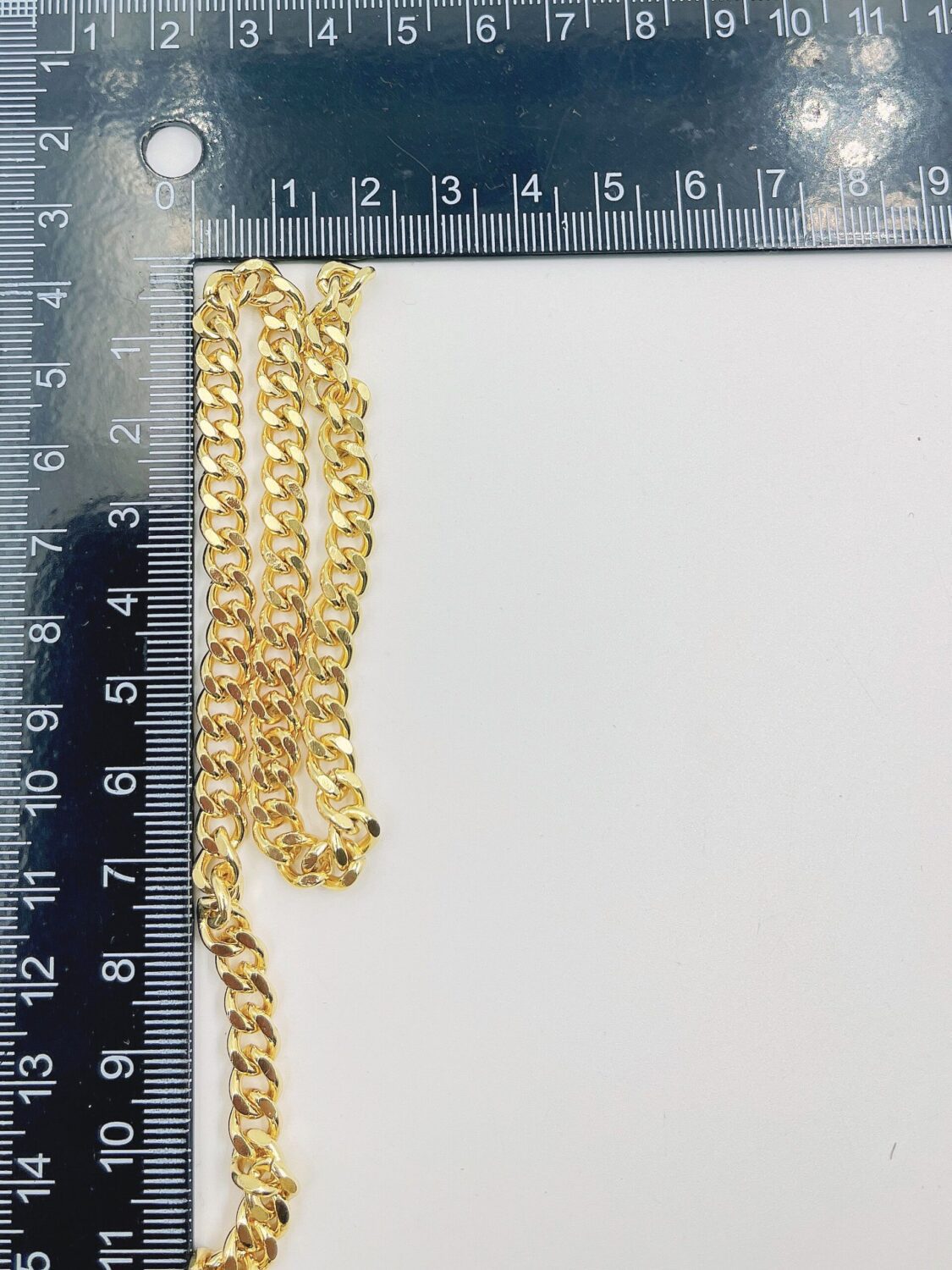 14K Gold Filled Cuban Curb Chain by Foot Cuban Curb Chain Wholesale Bulk Roll Chain for Jewelry Making Unfinished Chain 5mm, 6mm CH103