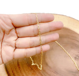14K Gold Filled Paperclip Chain, Gold Filled DIY Jewelry, Available in Multiple Sizes, Gold Paperclip Chain, CH108