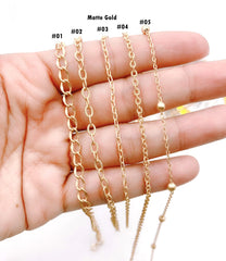 14K Gold Filled Cable Chains, Textured Cable Chain, Necklace Chain Supplies, 6/5/4/3mm, CH112B