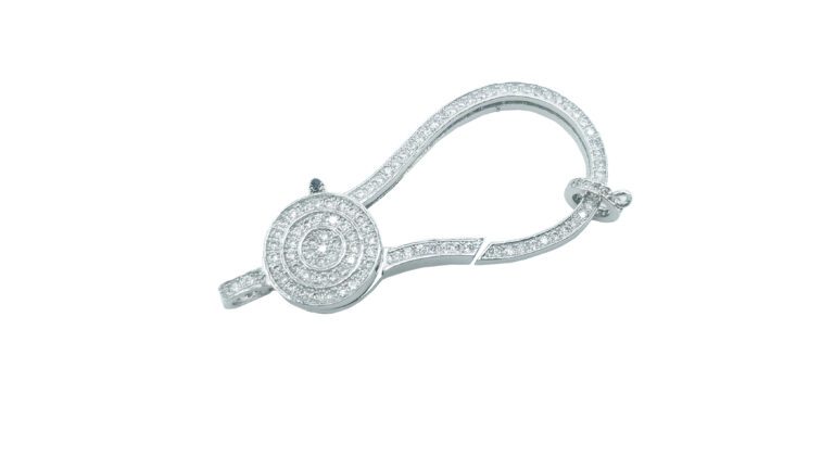 24K Gold Filled Large Clasp, 925 Clasp, Steel Clasp, Sterling Lobster, Heart Clasp, Cz Micro Pave, Micro Pave Cz, DIY, Jewelry Making, 56x23mm, CL215
