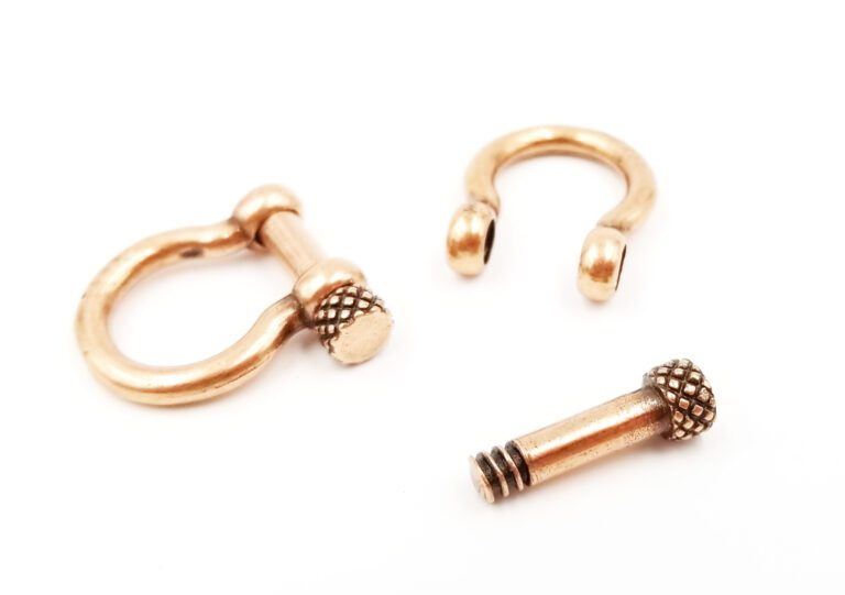 BOW SHACKLE Clasp with Screw Pin 8mm for Paracord Bracelet, Adjustable D Shackles, Men’s Jewelry Findings,1/2pcs,19x20x5MM|CL229