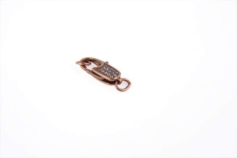 24K Gold Filled Lobster Clasp, Micro Pave CZ Lobster Claw Clasps w/ Open Jump Ring, Cubic Zirconia, Pave Enhancer ,Fine Jewelry Clasps, 1/2/6pcs, 25x9mm, CL241