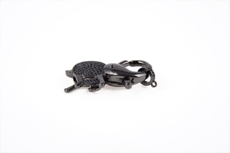 24K Gold Filled Elephant Clasp, CZ Micro Pave, Micro Pave CZ, Connector Clasp, Buckle Clasp, Connector Clasp 38x20mm, CL287