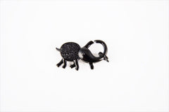 24K Gold Filled Elephant Clasp, CZ Micro Pave, Micro Pave CZ, Connector Clasp, Buckle Clasp, Connector Clasp 38x20mm, CL287