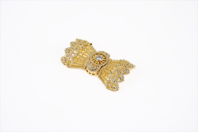 24K Gold Filled Butterfly Clasps, CZ Micro Pave, Crystal Butterfly, Connector Clasp, Buckle Clasp, Connector Clasp, 48x29mm, CL288