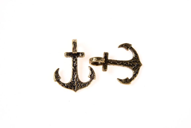 Antique Style Anchor Clasp, Anchor Arrow Beads for Paracord/Survial/Keychain Making, Men’s Jewelry Findings,23x18mm CL321