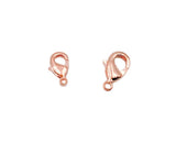 Small/Medium Lobster Claw Clasp, Rosegold Plated Lobster Clasp, Lobster Clasp, Bracelet Clasp, Necklace Clasp, 10mm, 12mm, CL430