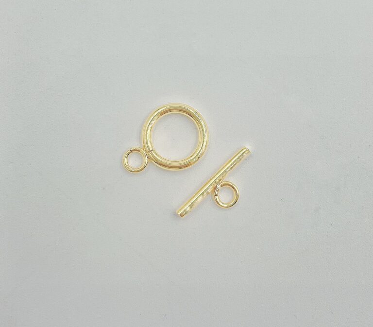 18K Gold Filled Toggle Clasp, OT Clasp for Jewelry Making Supply, 16X14MM, CL444