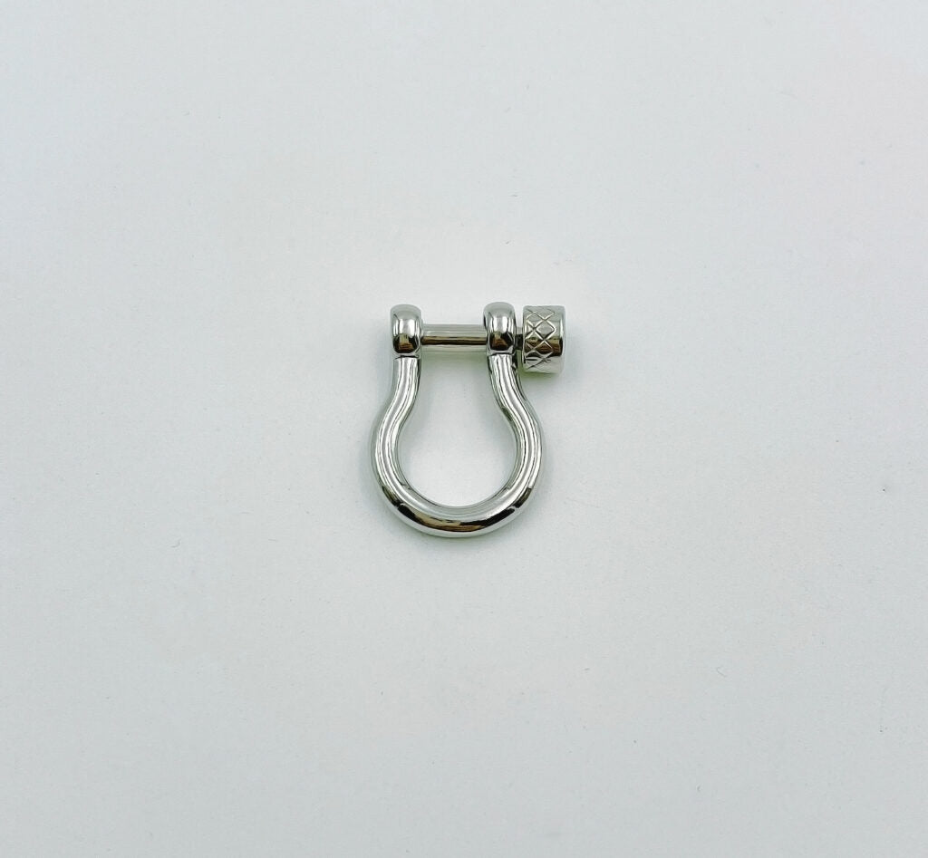 18K Gold Filled Screw Clasp Lock, Anchor Shackle, Gold Bracelet Clasps, Anchor Necklace, Sailor Bracelet Clasp Supply, 22x17mm, CL458