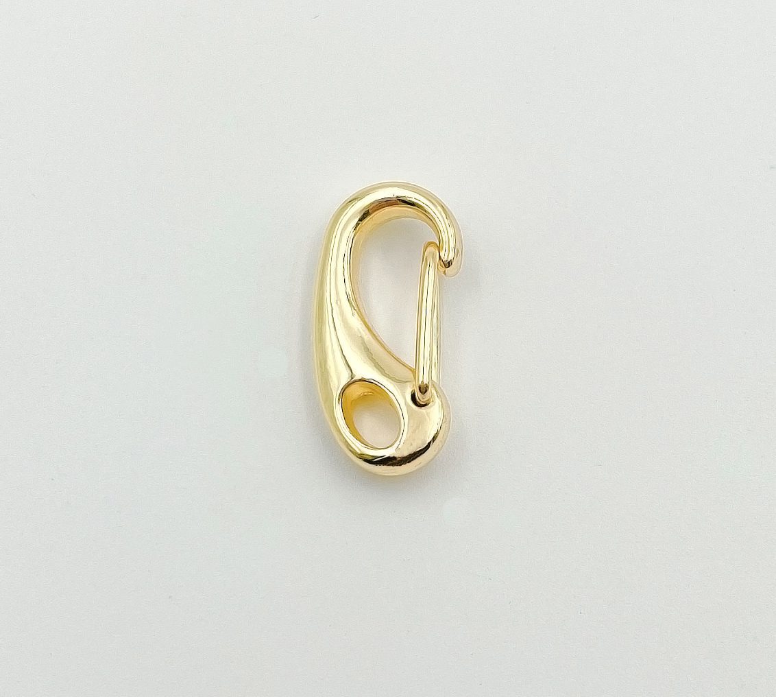 18K Gold Filled Lobster Claw Snap Clasps, Self Closing Lobster Claw Snap Clasps, 25x12mm, CL464