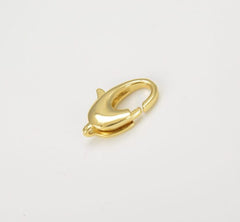 18K Gold Filled Thick Lobster Claw Clasp, Lobster Clasp for Bracelet, Necklace Jewelry Making Supply , CL467