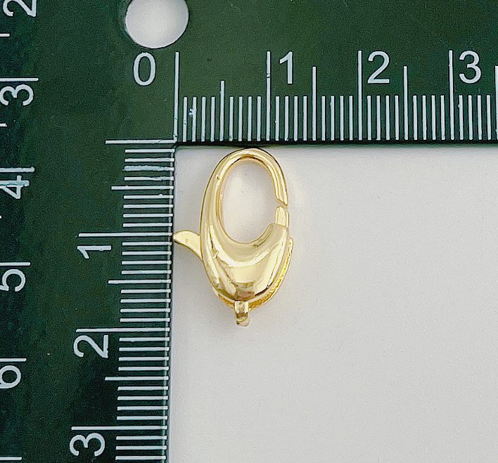 18K Gold Filled Thick Lobster Claw Clasp, Lobster Clasp for Bracelet, Necklace Jewelry Making Supply , CL467