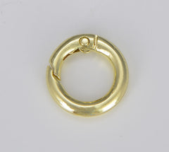 18K Gold Filled Dainty Spring Gate Ring, CL499