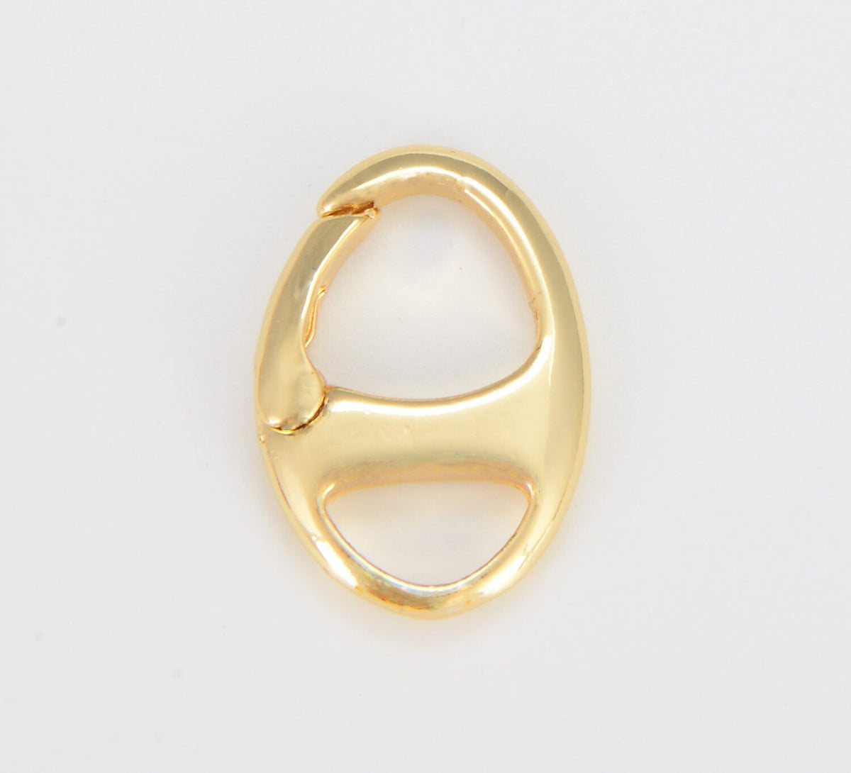 18K Gold Filled Spring Gate Ring, CL501