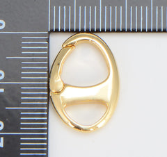 18K Gold Filled Spring Gate Ring, CL501