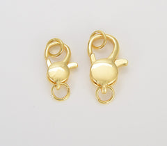 18K Gold Filled Dainty Lobster Claw with Jump Ring Clasp, CL503