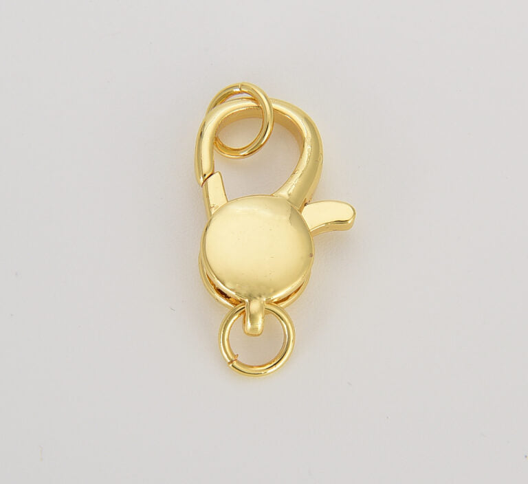 18K Gold Filled Dainty Lobster Claw with Jump Ring Clasp, CL503