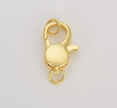 18K Gold Filled Dainty Lobster Claw with Jump Ring Clasp, CL503