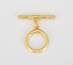 18K Gold Filled Toggle Clasp with Jump Ring, CL504