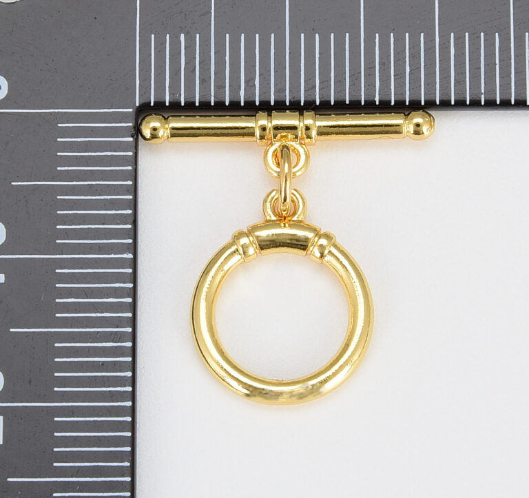 18K Gold Filled Toggle Clasp with Jump Ring, CL504