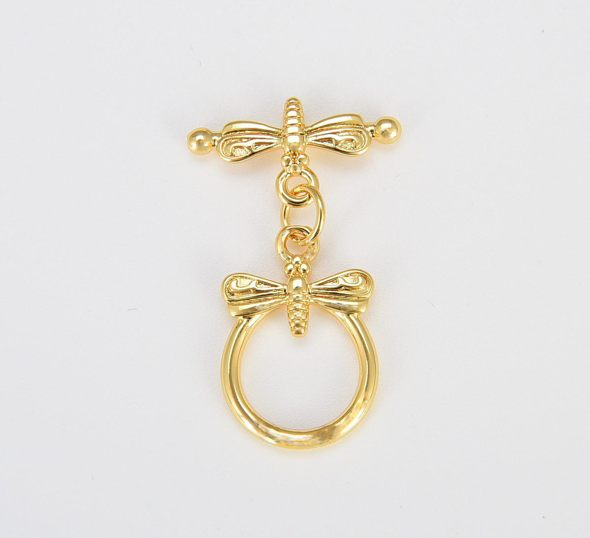 18K Gold Filled Bee Toggle Clasp, CL505