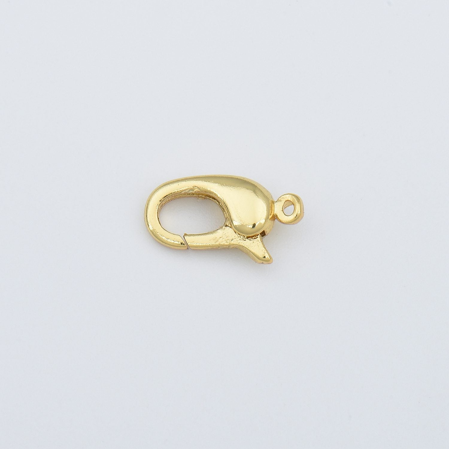 18K Gold Filled Lobster Clasp, Lobster Claw with Jump Ring for Jewelry Necklace Bracelet Anklet Making, 11x6mm, CL518
