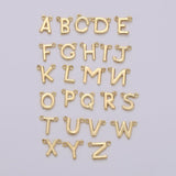 14K Gold Filled Personalized Initial Charm Initial Pendant, Letter Charm, Minimalist Alphabet Letter Charm for Bracelet Necklace, CN370