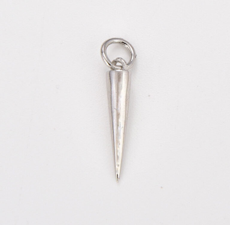 24K Gold Filled Spike Charm, Arrowhead Charm, Gold Plated Charm Pendant, Spike Pendant, Charm Bracelet, Charm Necklace, 20x5mm, CP1045