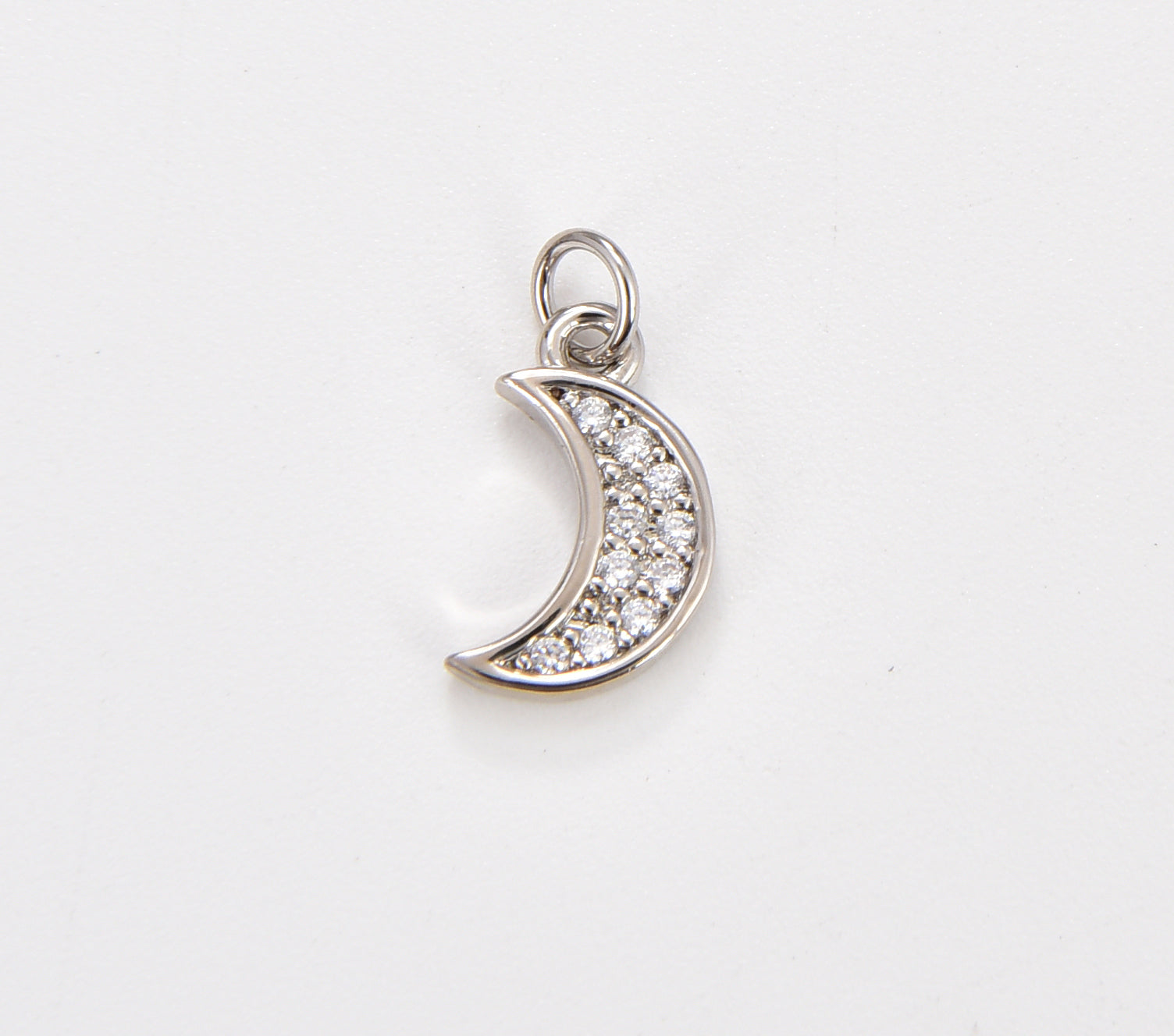 Dainty 18K Gold Filled Crescent Moon Charm Gold Moon Pendant for Layer Necklace Earring Bracelet Jewelry Making Supply, 13x7mm, CP1049