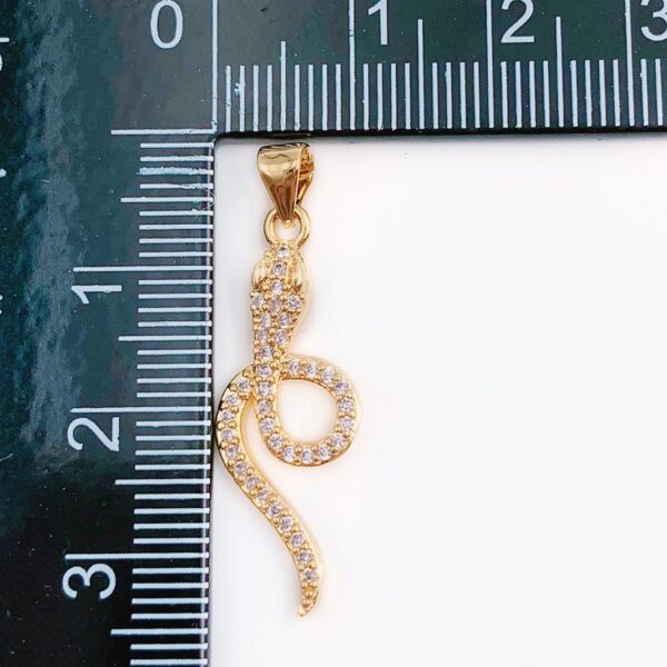 18K Gold Filled Snake Charm, CP1230