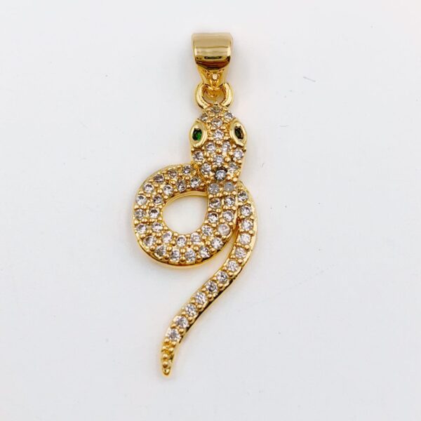 18K Gold Filled Snake Charm, CP1230