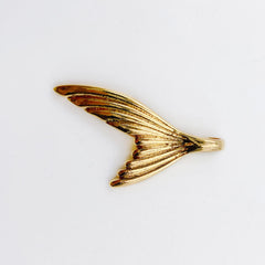 18K Gold Filled Mermaid Tail Charm, CP1235