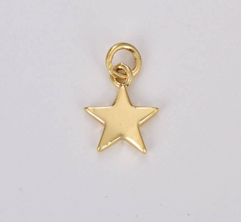 18K Gold Filled Small Crescent Moon Charm, Star Charm, Heart Charm, Celestial Jewelry Making for Necklace Bracelet Earring Charm, CP1292