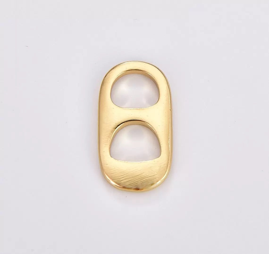 14K Gold Filled Soda Pop Tab Charm, CP1294