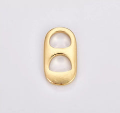 14K Gold Filled Soda Pop Tab Charm, CP1294