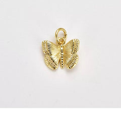 14K Gold Filled Dainty Butterfly Charms, CP1297