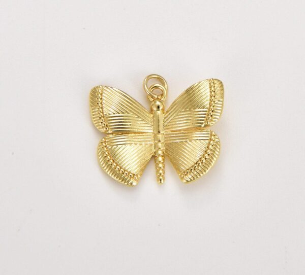 14K Gold Filled Dainty Butterfly Charms, CP1297