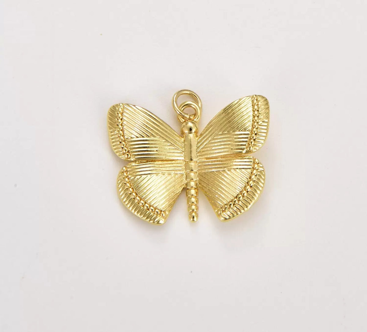 14K Gold Filled Dainty Butterfly Charms, CP1297A