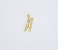 Clothespin Laundry Charm in 18K Gold, Micro Pave Clip Pendant, Clip Jewelry for Bracelet Necklace Earrings Jewelry Making, CP1396