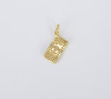 18K Gold Filled Dollar Bill Charm, Money Charm, 100 Bill Money Charm for Necklace Bracelet Earrings Jewelry Making Supply, 17x8mm, CP1431