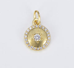 18K Gold Filled North Star Charm, CP1533