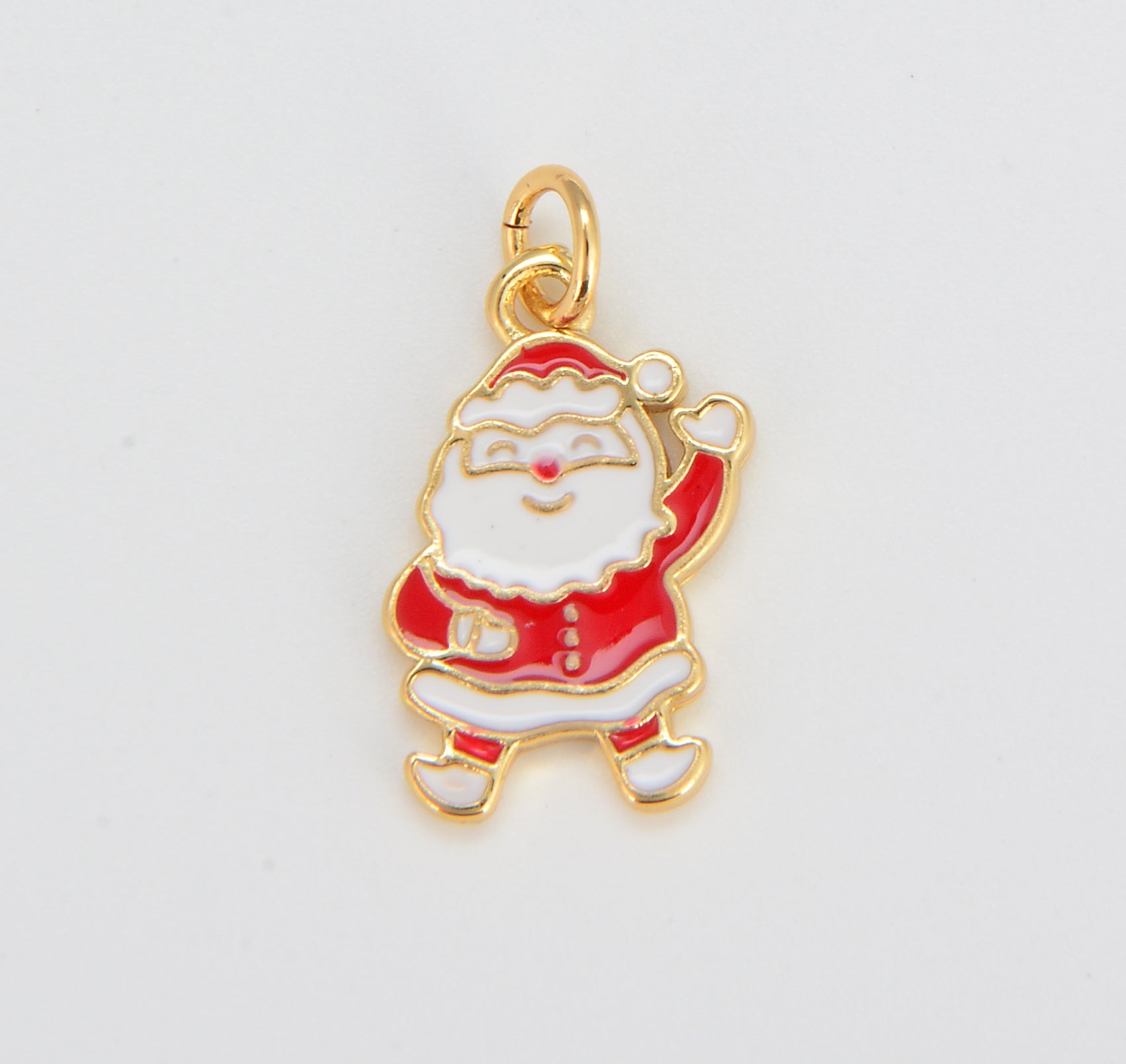 Christmas Holiday Season Charm, Santa Claus, Reindeer, Christmas Tree Pendant for DIY Jewelry Necklace Bracelet Earring Accessory, CP1598