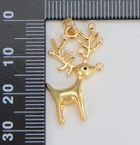 Christmas Holiday Season Charm, Santa Claus, Reindeer, Christmas Tree Pendant for DIY Jewelry Necklace Bracelet Earring Accessory, CP1598