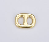 Dainty Soda Pop Tab Charm, Gold Filled Soda Pull-Tab Pendant for Necklace Bracelet Earring Jewelry Making Supplies, 11x8mm, CP1878