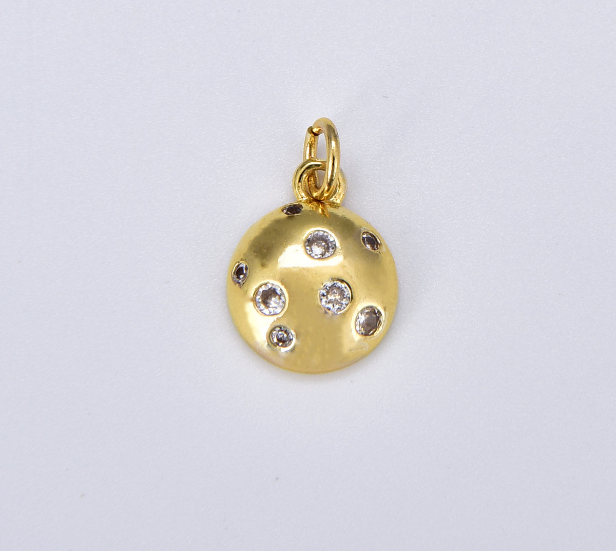 18K Gold Filled Dainty Gold Bubble Charm, Star Round Ball Teardrop Bubble Pendant for Necklace Bracelet Earring Jewelry Making Supply, CP1879