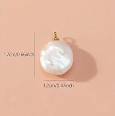 18K Gold Filled Natural Baroque Pearl Pendant, CP1946