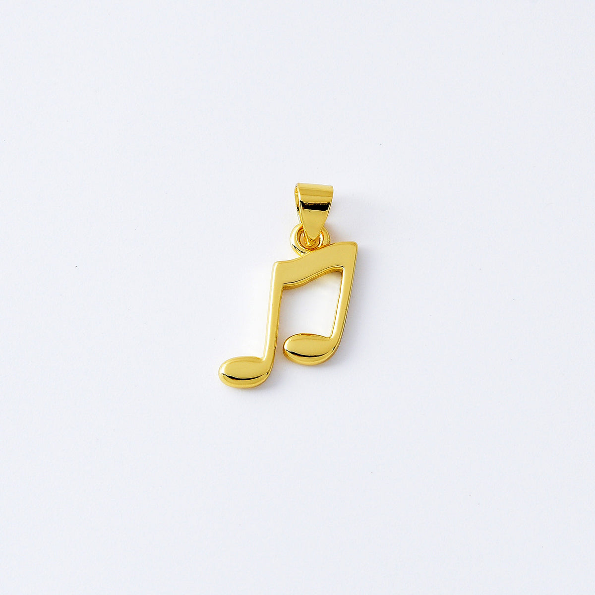 18K Gold Filled Dainty Musical Note Charm, Music Note Pendant for Necklace Bracelet Jewelry Making Supply, Music Lovers Gift, CP2085