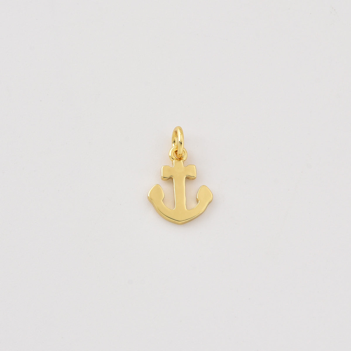 Gold Filled Anchor Pendant Charm, Nautical Jewelry, Ocean Sea Life Charm, Beach Gift, Coastal Charm, Gold Anchor Jewelry, CP2464