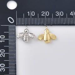 Gold Filled Bee Charm, Honey Bee Pendant, Bumblebee Jewelry Finding, Insect Charm for Necklace Bracelet DIY Jewelry, Animal Charm, CP2475